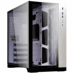 Lian Li PC-O11DW Tour Midi Boîtier PC Blanc Fenêtre Latérale, Filtre Anti-poussière