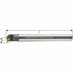 FP Barre D'alésage ISO 93° A..-SDUCR/L, à Arrosage Interne, Désignation : A20R SDUCL 11, Ø Queue - Dg7 20 Mm, Dimensions Ø Min. 26 Mm