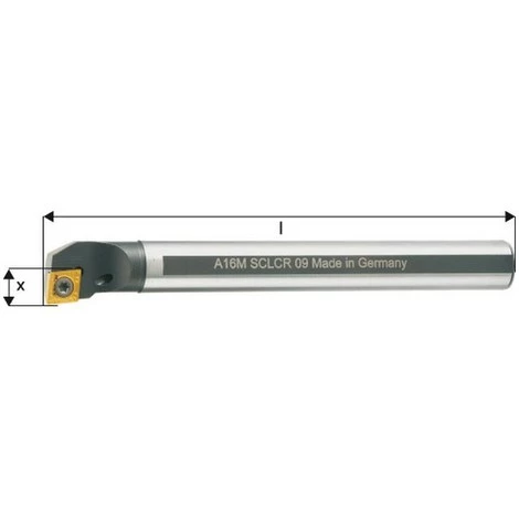 FP Barre D'alésage ISO 95° A..-SCLCR/L, à Arrosage Interne, Désignation : A20R SCLCL 09, Ø Queue - Dg7 20 Mm, Dimensions Ø Min. 26 Mm 1 FP Barre D'alésage ISO 95° A..-SCLCR/L, à Arrosage Interne, Désignation : A20R SCLCL 09, Ø Queue - Dg7 20 Mm, Dimensions Ø Min. 26 Mm