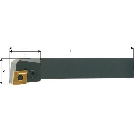 FP Porte-outil ISO 95° PCLNR/L, Désignation : PCLNR 2020 K12, Queue Vierkant 20 X 20 Mm, Dimensions L 125 Mm, Dimensions L1 : 28 Mm 1 FP Porte-outil ISO 95° PCLNR/L, Désignation : PCLNR 2020 K12, Queue Vierkant 20 X 20 Mm, Dimensions L 125 Mm, Dimensions L1 : 28 Mm