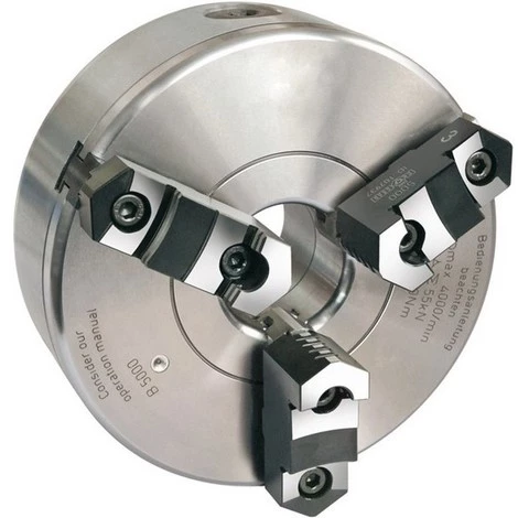 FP Mandrin à 3 Mors En Fonte, Taille Ø : 160 Mm, Ø De Perçage Traversant 42 Mm, Vitesse Max. 4600 Tr/mn, Couple De Rotation : 110 N·m, Force Serrage : 47 KN 1 FP Mandrin à 3 Mors En Fonte, Taille Ø : 160 Mm, Ø De Perçage Traversant 42 Mm, Vitesse Max. 4600 Tr/mn, Couple De Rotation : 110 N·m, Force Serrage : 47 KN