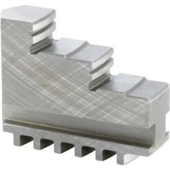 ROHM Mors De Mandrin De Serrage, 4 Mors, étagés Vers L'extérieur, Trempés, Taille : 100 Mm, Long. A 48 Mm, Larg. : B 14 Mm, Hauteur C : 33,5 Mm