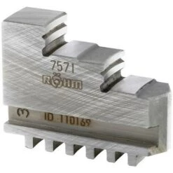 ROHM Mors De Mandrin De Tour, 4 Mors, étagés Vers L'intérieur, Trempés, Taille : 315 Mm, Long. A 130 Mm, Larg. : B 34 Mm, Hauteur C : 79,5 Mm