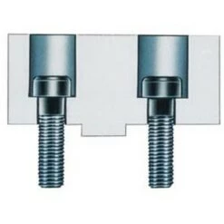 ROHM Vis De Fixation Pour Mors Rapportés, Vis Filetée 2, Taille : 250 Mm, Filetage Vis 2 M12 X 25