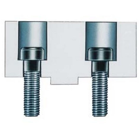 ROHM Vis De Fixation Pour Mors Rapportés, Vis Filetée 2, Taille : 250 Mm, Filetage Vis 2 M12 X 25 1 ROHM Vis De Fixation Pour Mors Rapportés, Vis Filetée 2, Taille : 250 Mm, Filetage Vis 2 M12 X 25