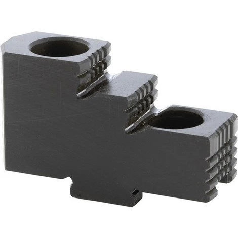 ROHM Mors Rapporté Réversible Trempé, 3 éléments, Pour Mandrin à Crémaillère à Trois Mors DURO-T, Taille : 250 Mm 1 ROHM Mors Rapporté Réversible Trempé, 3 éléments, Pour Mandrin à Crémaillère à Trois Mors DURO-T, Taille : 250 Mm