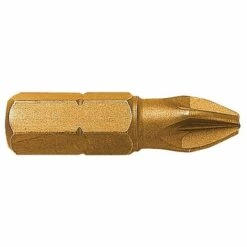 Embout De Vissage Série 1/4" 25 Mm - Pozidriv PZ2 - Titane - 51202TI - Leman