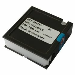 LEMAN Lot De 10 Mini Plaquettes Carbure Avec Rainure Sur Grande Face - 40° KO5 19,7x8x1,5 Mm 2 Coupes Pour Bois - 02.5455.2 -