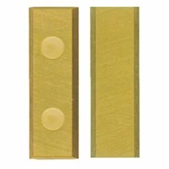 LEMAN Lot De 10 Plaquettes Carbure - Revêtement Titane KO1 20x10x1,5 Mm Système Versofix 4 Coupes Pour Bois - 800.210.01 - Le