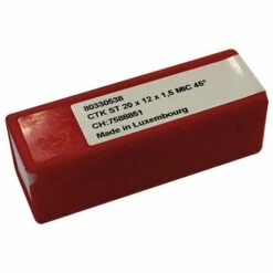 Lot De 10 Plaquettes Réversibles Au Carbure - 45° KO50 30x12x1,5 Mm 2 Coupes Pour Bois - 02.5605.2 - Leman