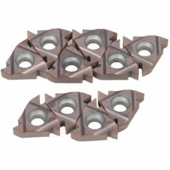 ASUPERMALL 10Pcs Inserts En Carbure + Porte-Insert + Cle, Tour, Filetage, Ensemble D'Outils De Tournage -Tours et accessoires Soldes 15826021 4
