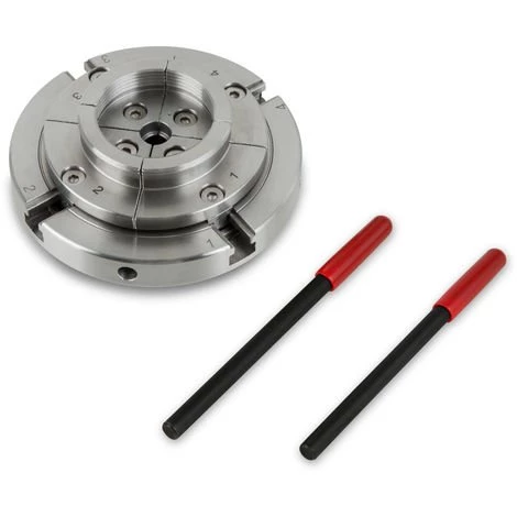 EBERTH 5" / 125 Mm Mandrin De Tour à Bois à 4 Mors à Centrage Automatique 2 EBERTH 5" / 125 Mm Mandrin De Tour à Bois à 4 Mors à Centrage Automatique – Image 2