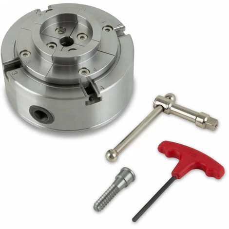 EBERTH Mandrin à Quatre Mors De Précision De 125 Mm à Centrage Automatique Mandrin De Tour 2 EBERTH Mandrin à Quatre Mors De Précision De 125 Mm à Centrage Automatique Mandrin De Tour – Image 2