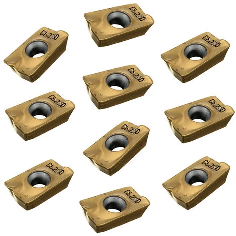 ASUPERMALL 10Pcs Carbure De Fraisage Indexable Inserts Apmt1604 Pder Dp5320 25R0.8 Outil + Cle 5 ASUPERMALL 10Pcs Carbure De Fraisage Indexable Inserts Apmt1604 Pder Dp5320 25R0.8 Outil + Cle – Image 5
