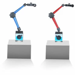 ASUPERMALL 350Mm Magnetique Base De Bras Universel Heavy Duty Dial Gauge Support Magnetique Support De Base Magnetique Pour L'Indicateur De Jauge D'Essai Avec Cadran Numerique 154Lbs Pull, Bleu -Tours et accessoires Soldes 23912508 3