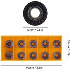 ASUPERMALL Carbure Insert Pour Le Surfacage Cutter Tournage Cnc Outil De Travail En Acier Hrc52 Durete Materiel Fraiseuse, Rdmt1204 -Tours et accessoires Soldes 23912689 3