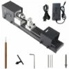 ASUPERMALL Mini Lathe Perles Polisseuse Machine Artisanat Travail Du Bois Bricolage Outil Rotatif Set Ue Version Standard Branchez