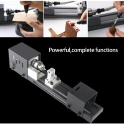 ASUPERMALL Mini Lathe Perles Polisseuse Machine Artisanat Travail Du Bois Bricolage Outil Rotatif Set Ue Version Standard Branchez -Tours et accessoires Soldes 24160436 3