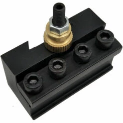 ASUPERMALL Mini Lathe Cut Off Holder Lame Outil Pour Porte-Outil A Changement Rapide, 1/2" Capacite De Coupure Holder Lame