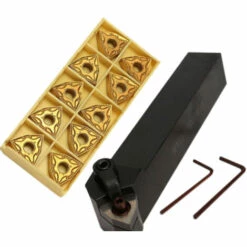 ASUPERMALL Jeu De 20 Mm Porte-Outil Tournant Tour Mwlnr2020K08 + 10 Wnmg0804 Carbure Inserts + 1 Cle