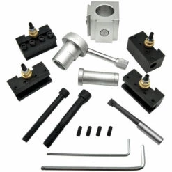 ASUPERMALL Mini Outil De Changement Rapide Tour Outil Porte-Apres Cutter Porte-Screw Kit Set D'Alesage Decolletage Face Cle Holder -Tours et accessoires Soldes 24161499 4