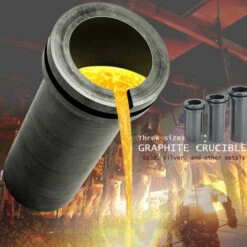 ASUPERMALL De Haute Purete De Fusion Creuset En Graphite Pour Haute Temperature D'Or Et Outils Argent Metal Smelting, 2Kg -Tours et accessoires Soldes 24161579 5
