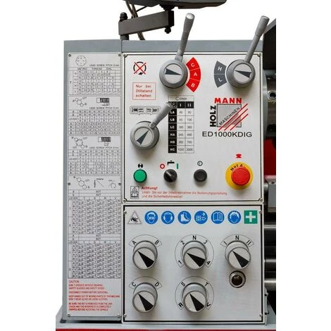 TOUR A METAUX D'ETABIL PROFESSIONEL AVEC BANC 400V HOLZMANN ED1000KDIG 2 TOUR A METAUX D'ETABIL PROFESSIONEL AVEC BANC 400V HOLZMANN ED1000KDIG – Image 2