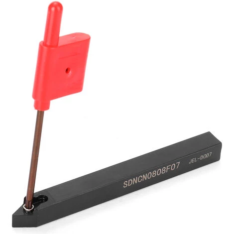 HAPPYSHOPPING 8mm 7 Pieces Ensemble D'outils De Tournage Haute Durete Metal Fraise Tour CNC Porte-outil Avec Cle Avec Lame 5 HAPPYSHOPPING 8mm 7 Pieces Ensemble D'outils De Tournage Haute Durete Metal Fraise Tour CNC Porte-outil Avec Cle Avec Lame – Image 5