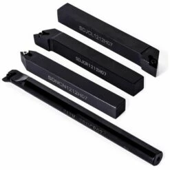 DRILLPRO 10 Pièces DCMT070204 Inserts En Carbure Avec 4 Pièces 12mm Tour D'alésage Barre De Tournage Porte-outil -Tours et accessoires Soldes 26498266 3