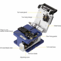 ASUPERMALL Fibre Cleaver Froid Contact Dedie Outil De Coupe En Metal Denudeur Fibre De Cable Decoupe Fibre Cleaver Outil -Tours et accessoires Soldes 28076336 3