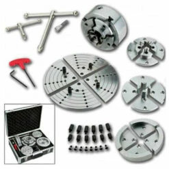 HOLZPROFI Coffret Mandrin 4 Mors + Accessoires