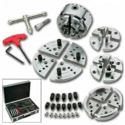 HOLZPROFI Coffret Mandrin 4 Mors + Accessoires