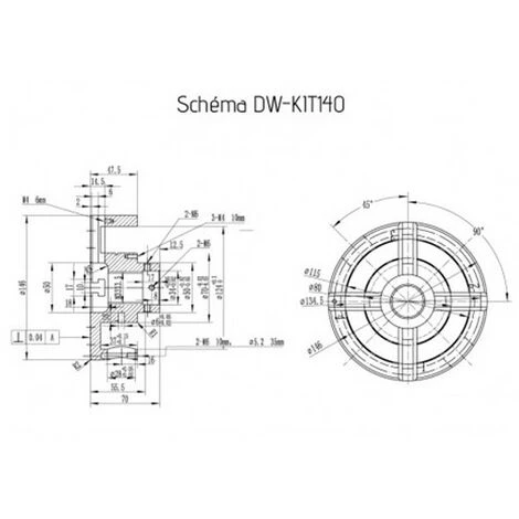 JEAN L'EBENISTE Mandrin 4 Mors D. 140 Mm - M33 2 JEAN L'EBENISTE Mandrin 4 Mors D. 140 Mm - M33 – Image 2