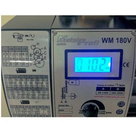 METALPROFI Tour Métaux Monophasé 750 Mm - 750 W 230 V 3 METALPROFI Tour Métaux Monophasé 750 Mm - 750 W 230 V – Image 3