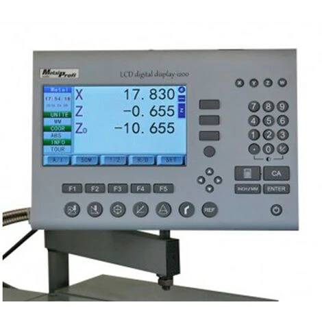 METALPROFI Tour à Métaux Monophasé - Visualisation 3 Axes - 1 000 - 1 500 W 230 V 2 METALPROFI Tour à Métaux Monophasé - Visualisation 3 Axes - 1 000 - 1 500 W 230 V – Image 2
