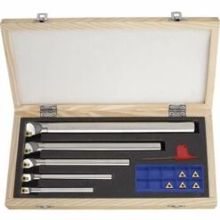 JEU D'OUTILS À PLAQUETTES 90° POUR TOUR MEATUX FERVI KISTCMT