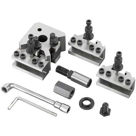 TOURELLE PORTE-OUTILS CHANGEMENT RAPIDE POUR TOUR FERVI T00A1 1 TOURELLE PORTE-OUTILS CHANGEMENT RAPIDE POUR TOUR FERVI T00A1