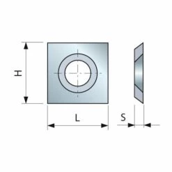 FREUD Araseur Carré 31° 14x14x2 - F03FH03037 -RG01MAH310