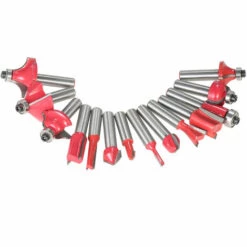 HAPPYSHOPPING 15 Pieces D'ensembles De Fraises Abois, Ensemble De Tete De Coupe En Carbure De Machine De Gravure,1/4 Poignee - 1/4 Poignee -Tours et accessoires Soldes 29113331 5