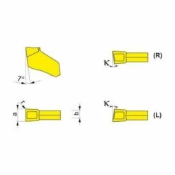 Plaquette à Tronçonner GFN 3.1 PK30 FORMAT 10 PCS