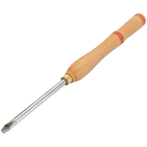 HAPPYSHOPPING Tour A Bois Outil De Tournage En Carbure Avec Manche En Bois Lame Outil De Travail Du Bois,style D Pointe A 35 Degres 2 HAPPYSHOPPING Tour A Bois Outil De Tournage En Carbure Avec Manche En Bois Lame Outil De Travail Du Bois,style D Pointe A 35 Degres – Image 2