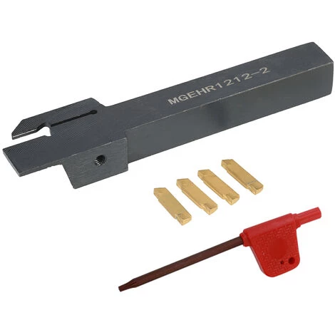 HAPPYSHOPPING 4 Pieces / Boite De Lame MGMN200 + 12 * 100mm MGEHR1212-2 Porte-outil + Cle CNC Boite A Outils De Tour Couleur Aleatoire 3 HAPPYSHOPPING 4 Pieces / Boite De Lame MGMN200 + 12 * 100mm MGEHR1212-2 Porte-outil + Cle CNC Boite A Outils De Tour Couleur Aleatoire – Image 3