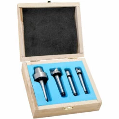 HAPPYSHOPPING Centre Rotatif De Travail Du Bois 4PCS MT1 Pour Centre De Tournage De Tour D'outil De Coupe De Bois En Metal