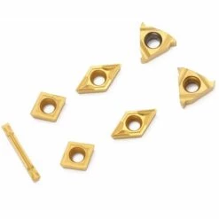 HAPPYSHOPPING Tige D'alesage D'outil De Tournage De Tour A Queue De 10 Mm Avec Lame En Carbure Cementede 7 Pieces 7 HAPPYSHOPPING Tige D'alesage D'outil De Tournage De Tour A Queue De 10 Mm Avec Lame En Carbure Cementede 7 Pieces -Tours et accessoires Soldes 30554028 3
