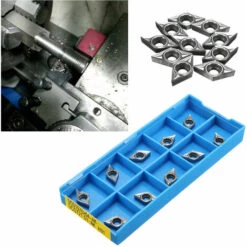 ASUPERMALL 10pcs DCGT0702-AK H01 / DCGT21.51-AK H01 Pour Inserts En Aluminium Turning Cutter Porte-outil -Tours et accessoires Soldes 31033269 4