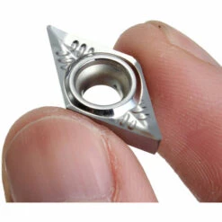 ASUPERMALL 10Pcs Argent Blades Dcgt11T304-Ak / H01 Dcgt32.51-Ak H01 Pour Inserts En Carbure Occasion En Alliage D'Aluminium -Tours et accessoires Soldes 31041379 4