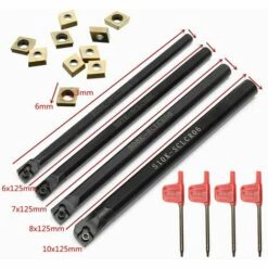 MOHOO CCMT060204-HM Inserts 6/7/8 / 10mm SCLCR06 Clés De Barre D'alésage De Tour Porte-outil De Rotation 9 MOHOO CCMT060204-HM Inserts 6/7/8 / 10mm SCLCR06 Clés De Barre D'alésage De Tour Porte-outil De Rotation -Tours et accessoires Soldes 31571889 5