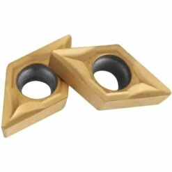 AIDUCHO Coffret De 10pcs Lames Inserts Rotatifs CNC Cutters Forme Losange En Carbure DCMT070204 US735 DCMT51.51 Outil Tournage Filtage Pour Acier Pour Tours, Fraiseuses