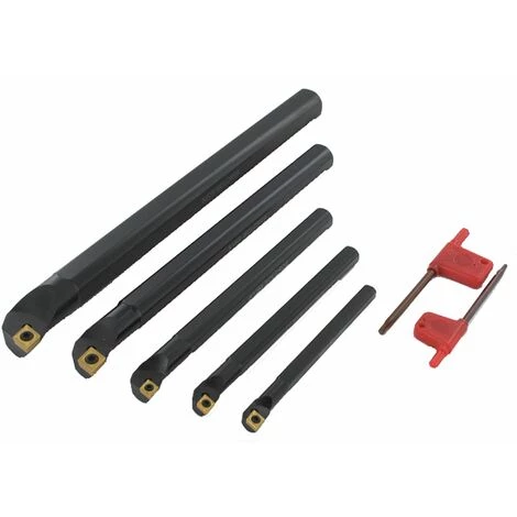 Jeu De 5 Outils De Tournage Intérieur 95° MW-Tech DBS05820 1 Jeu De 5 Outils De Tournage Intérieur 95° MW-Tech DBS05820