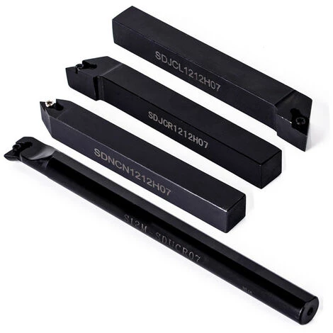 TIGA 10 Pièces DCMT070204 Inserts En Carbure Avec 4 Pièces 12mm Tour D'alésage Barre De Tournage Porte-outil 5 TIGA 10 Pièces DCMT070204 Inserts En Carbure Avec 4 Pièces 12mm Tour D'alésage Barre De Tournage Porte-outil – Image 5